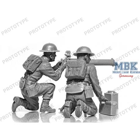 WWII British Vickers MG Crew  (2 figures)