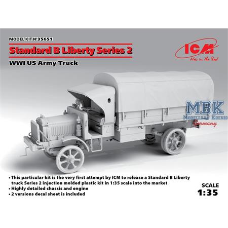 Standard B "Liberty" Series 2, WWI US Army Truck