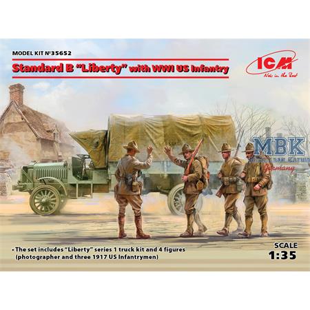 Standard B "Liberty" with WWI US Infantry