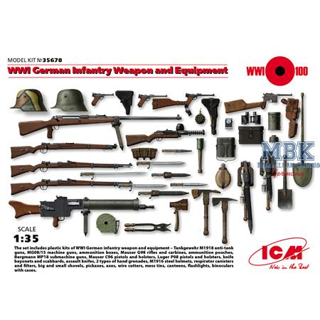 WWI German Infantry Weapon and Equipment