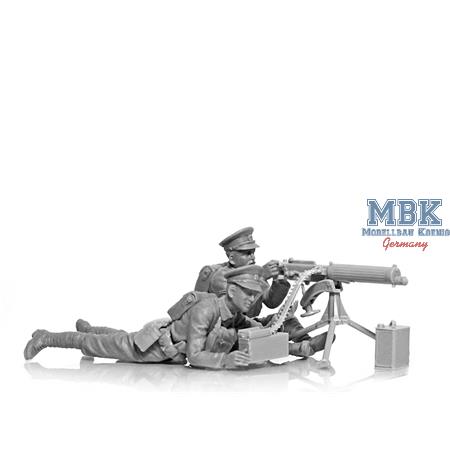 WWI British Vickers MG Crew (2 figures)