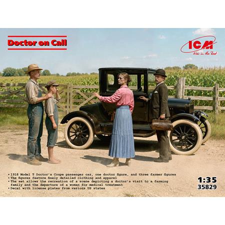 Doctors on Call (1918 Ford Model T w/ figures)