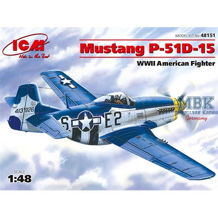 P-51D15 Mustang, WWII American Fighter
