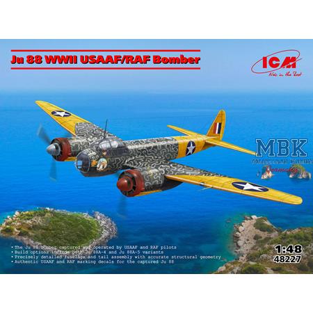 Ju 88 WWII USAAF/RAF Bomber