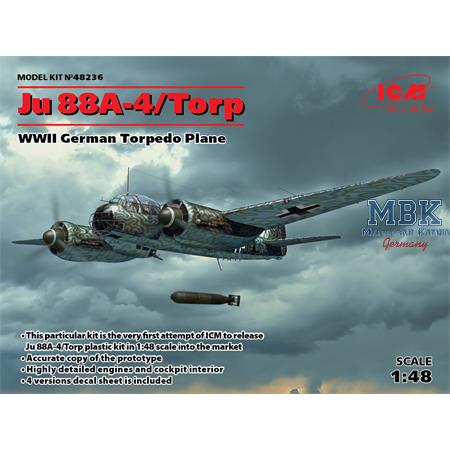 Ju 88A-4/Torp, WWII German Torpedo Plane