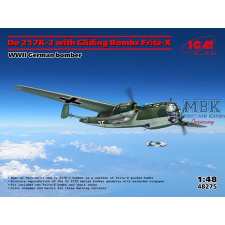 Do 217 K-2 with Gliding Bombs Fritz - X