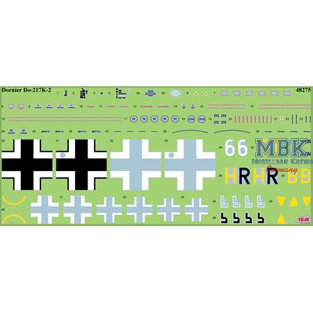 Do 217 K-2 with Gliding Bombs Fritz - X