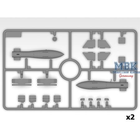 Do 217 K-2 with Gliding Bombs Fritz - X