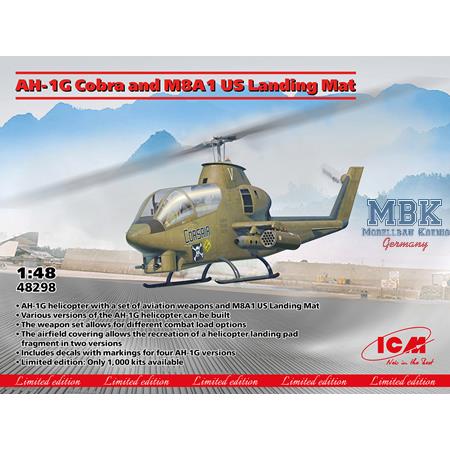 AH-1G Cobra and M8A1 US Landing Mat