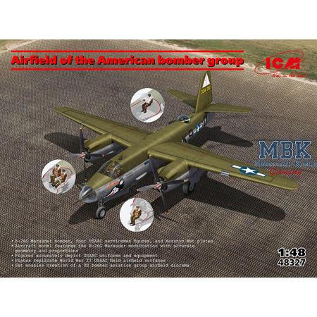 Airfield of the American bomber group