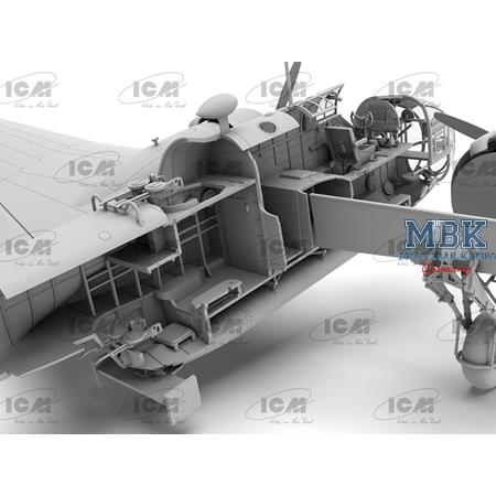 HP.52 Hampden TB.Mk.I WWII British torpedo bomber