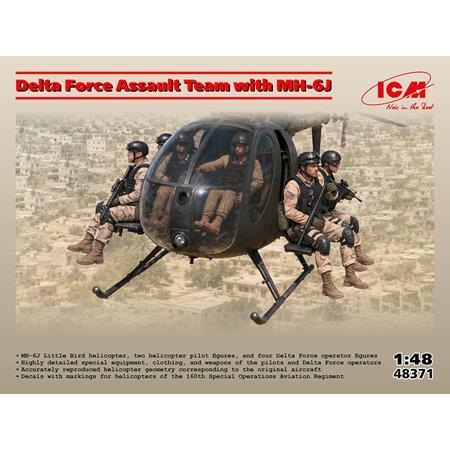 Delta Force Assault Team with MH-6J