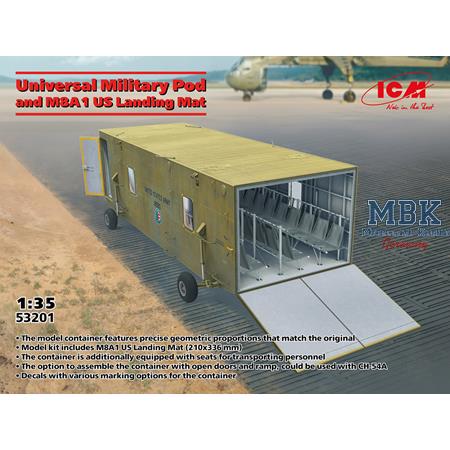 Universal Military Pod with M8A1 US Landing Mat