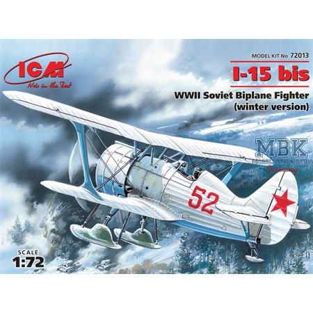 I-15 bis (Winter), WWII Soviet Biplane Fighter