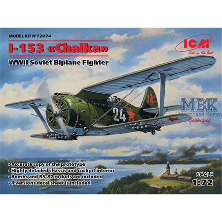 I-153 Chaika, WWII Soviet Biplane Fighter