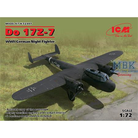 Dornier Do 17Z-7, WWII German Night Fighter
