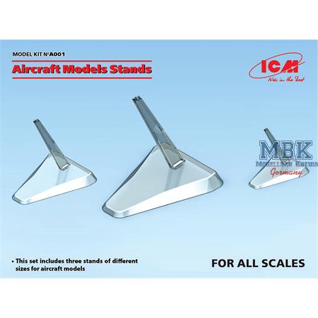 Aircraft Models Stands (1:48, 1:72, 1:144)
