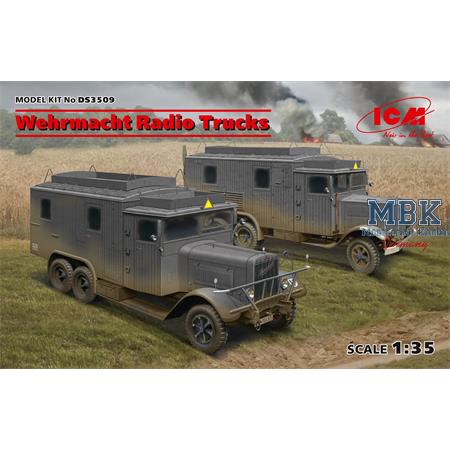 DIORAMA SET - Wehrmacht Radio Trucks