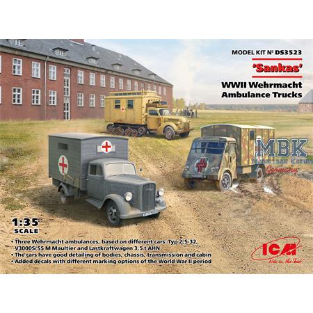 DIORAMA SET - Sankas WWII Wehrmacht Ambulance Trk.