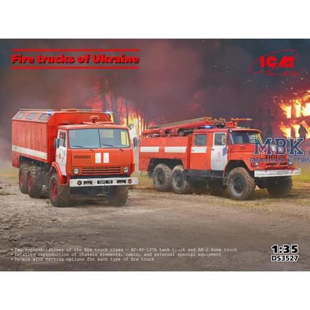 DIORAMA SET - Fire trucks of Ukraine