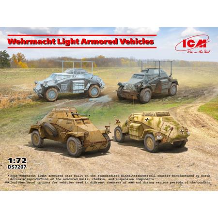 DIORAMA SET - Wehrmacht Light Armoured Vehicles