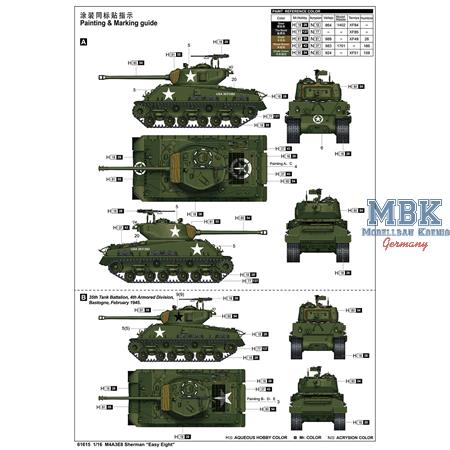 M4A3E8 Sherman 1:16