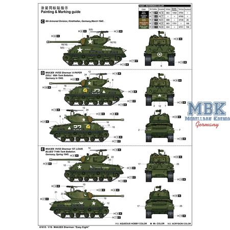 M4A3E8 Sherman 1:16