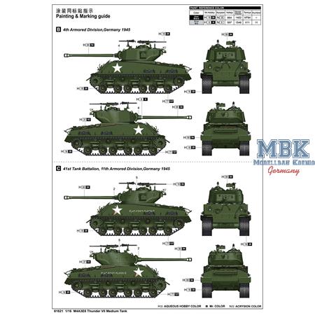M4A3E8 Sherman THUNDERBOLT VII Medium Tank (1:16)