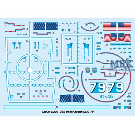 USS Oscar Austin DDG-79 (1:200)
