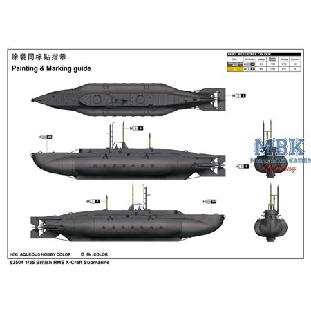 British X-Craft Submarine