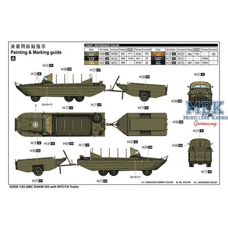 GMC DUKW-353 with WTCT-6 Trailer