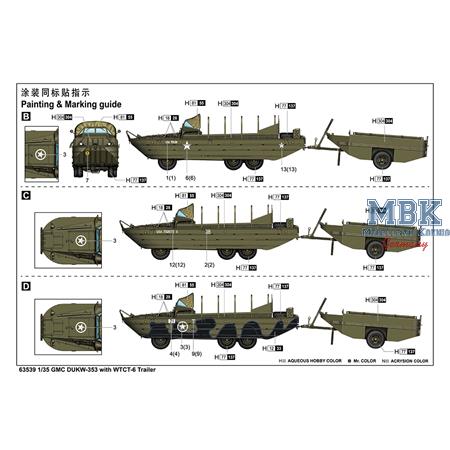 GMC DUKW-353 with WTCT-6 Trailer