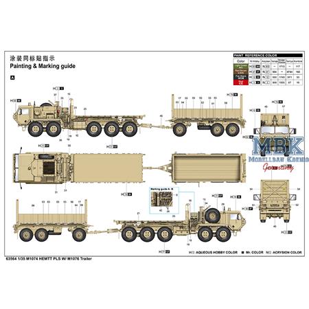 M1074 HEMTT PLS w/M1076 Trailer