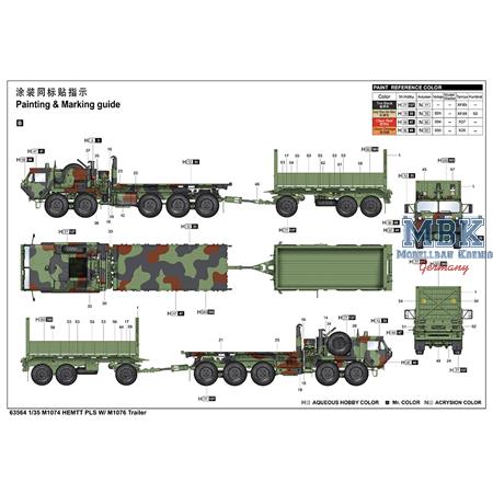 M1074 HEMTT PLS w/M1076 Trailer