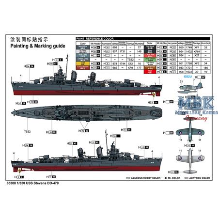 USS Stevens DD-479