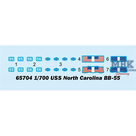 North Carolina BB-55 - Top Grade -