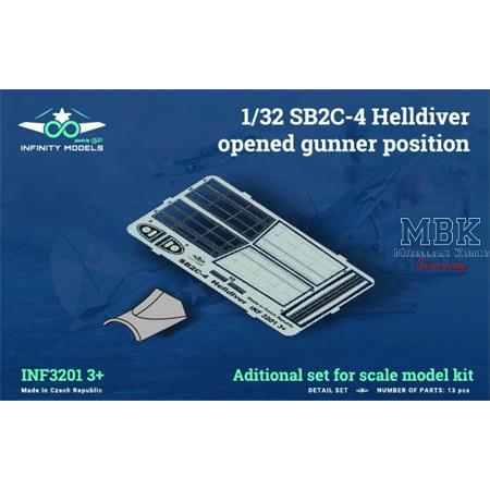 SB2C-4 Helldiver opened gunner position 1/32
