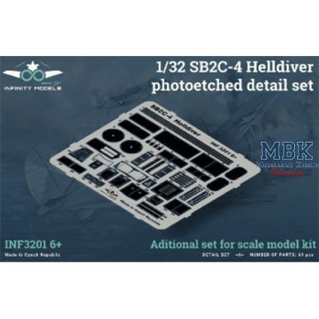 SB2C-4 Helldiver photoetched detail set 1/32