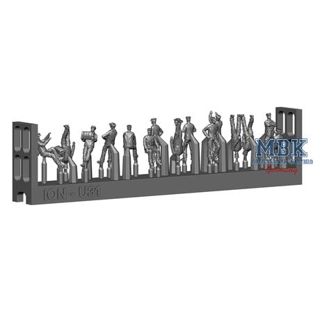 Modern US Navy Ship Crew 1/350