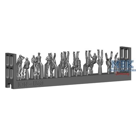 Modern US Navy Carrier Personnel 1/350