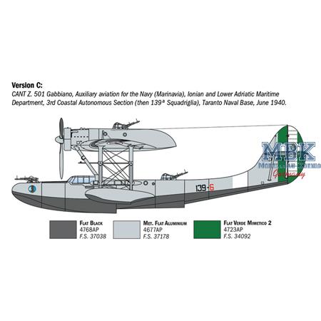 Italienisches Flugboot CANT Z 501