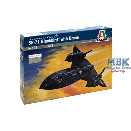 Lockheed SR-71 Blackbird with Drone