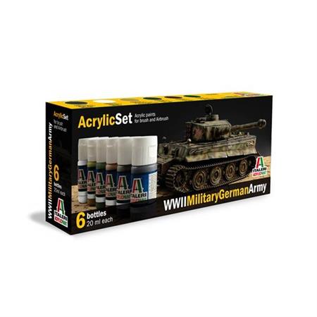 Acryl Set WWll Military German Army