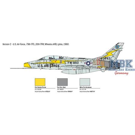 F-100F Super Sabre 1/72