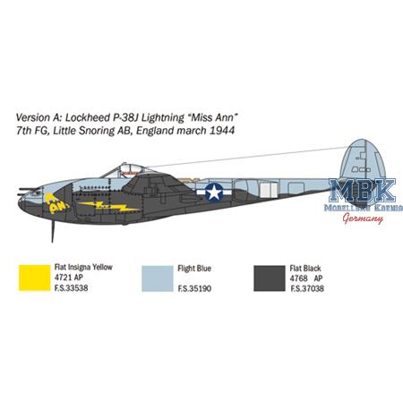 US P-38J Lightning (1:72)