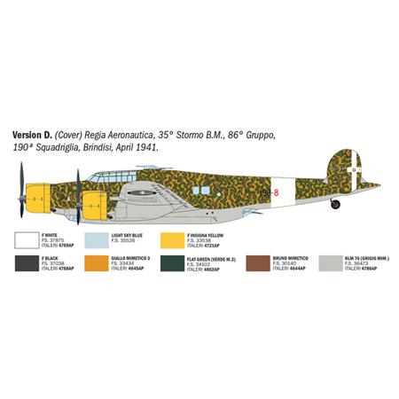 CANT Z.1007bis Alcione single or twin finned