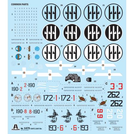 CANT Z.1007bis Alcione single or twin finned