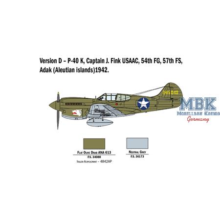 Curtiss P-40 E /K  Kittyhawk