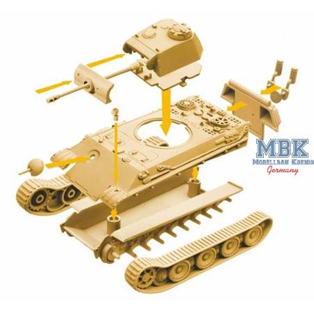 Panther WoT fast Assembly Kit  1/72