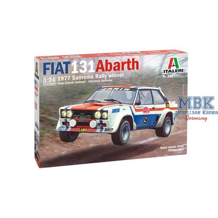 Fiat 131 Abarth Rallye San Remo 1979 winner